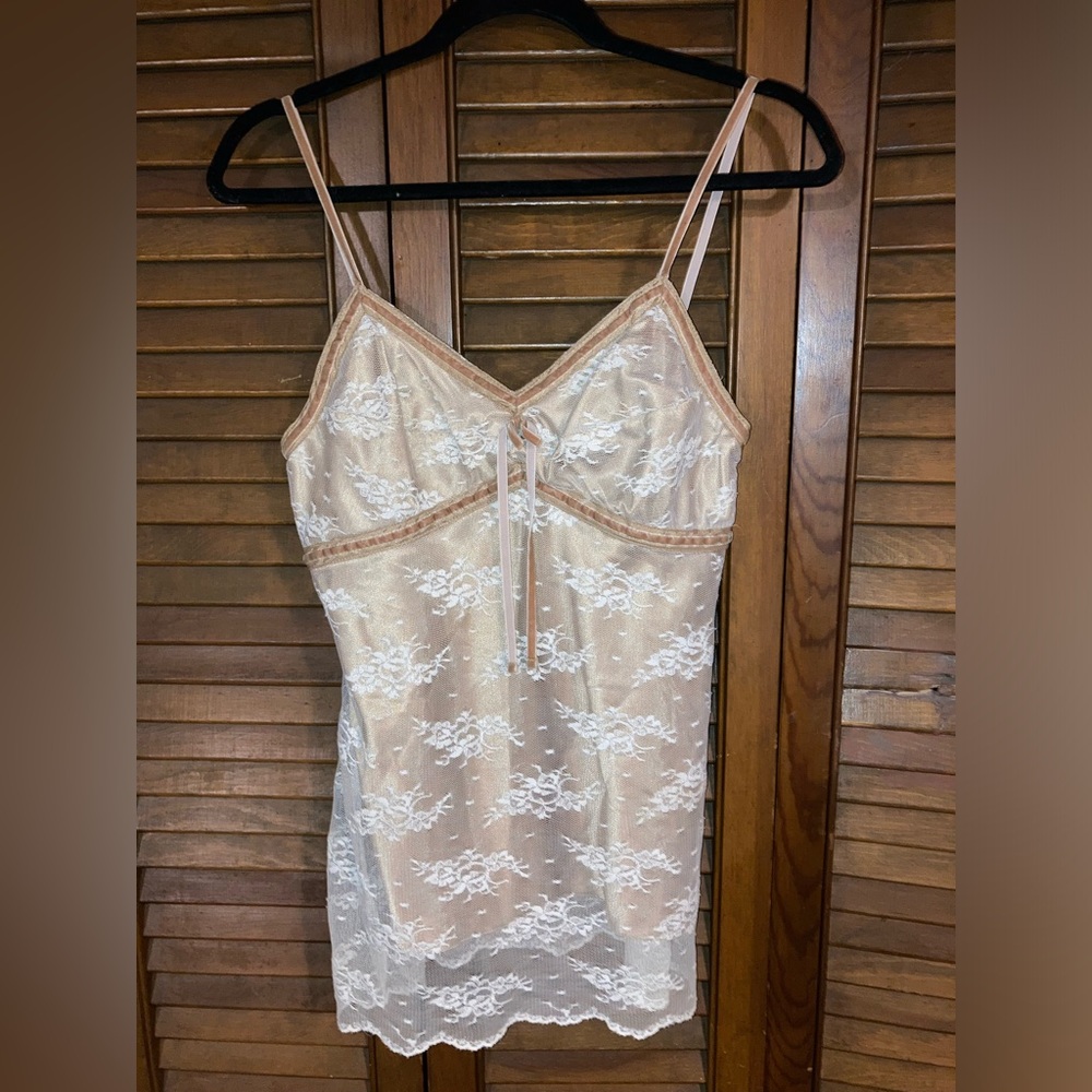 George - Lace & Satin Tank Top